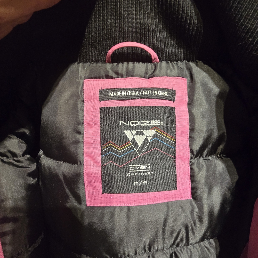 Noize Pink Ski & Snow Jacket with Faux Fur Hood - Picture 5 of 5